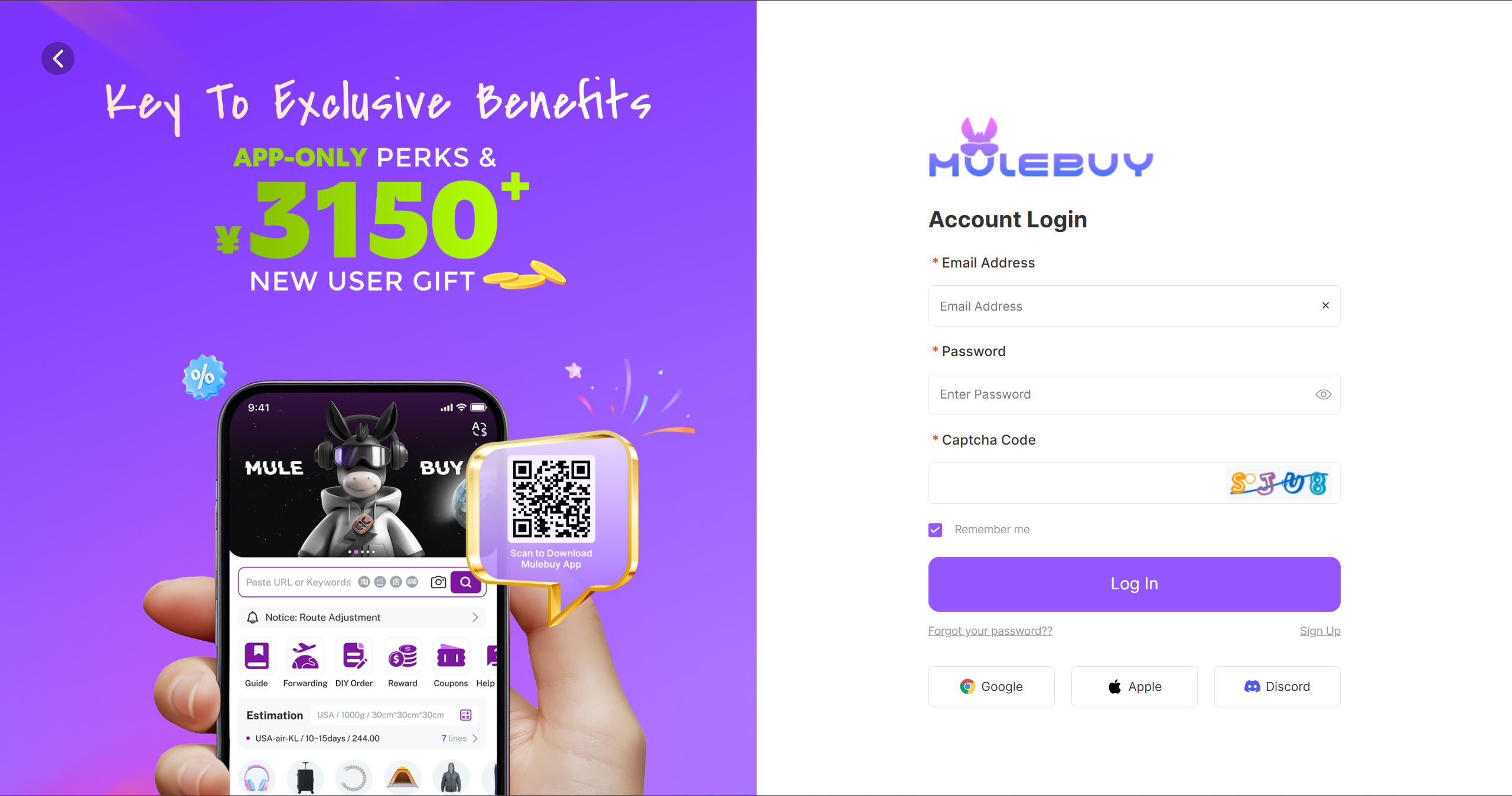 REGISTER AN ACCOUNT